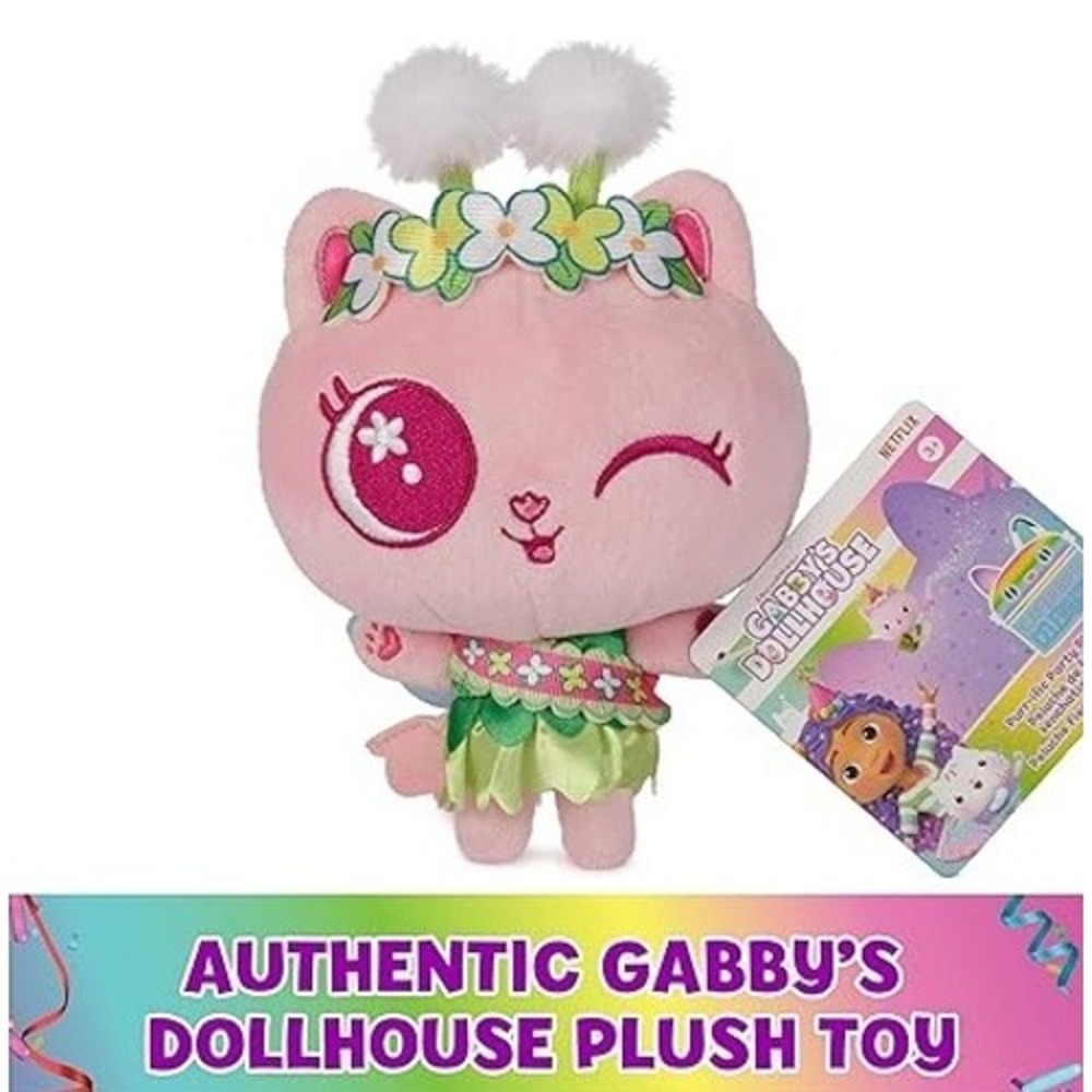 Gabby's Dollhouse Kitty Fairy Plush Toy Stuffed Animal 6.8" - NWT in Sealed Bag